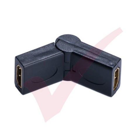 HDMI Female - HDMI Female Swivel Adapter
