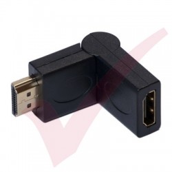 HDMI Male - HDMI Female Swivel Adapter