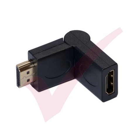 HDMI Male - HDMI Female Swivel Adapter