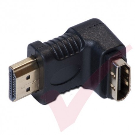 HDMI Right Angle Male - Female Adapter 90 Degrees