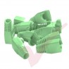 RJ45 Snagless Bubble Boot 10 Pack Green