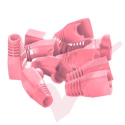 RJ45 Snagless Bubble Boot 10 Pack Pink