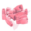 RJ45 Snagless Bubble Boot, 10 Pack Pink