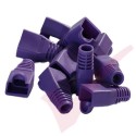 RJ45 Snagless Bubble Boot, 10 Pack Purple