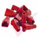 RJ45 Snagless Bubble Boot, 10 Pack Red