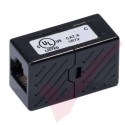 RJ45 Cat6 Straight Through Coupler - Black