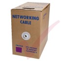 Purple Solid Cat6 Premium UTP 4 Pair 550MHz 23Awg 305 Metre with LSZH Sheath in Reelex Box