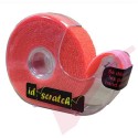 2.5 Metre Fluo Orange 3P ID Scratch Reel Hook & Loop in Dispenser - IDS-FO-BOX-2.5