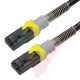 Black - Patchsee Cross Over UTP PVC Cat6a RJ45 Lead