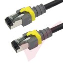 Black - Patchsee FTP LSZH  Cat6 RJ45 Basic Patch Cord