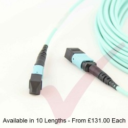 OM4 MPO Type A 24 Core Fibre Trunk Cassette Cable