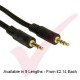Black - 3.5mm Stereo Male - Male Audio Cable