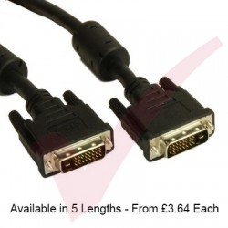 Black - DVI-D Dual Link Male to DVI-D Dual Link Male