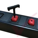 10 Pack - C13 Power PDU Shield Outlet Cover in Red with Removal Tool