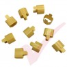 Secure Sleeve C13 into C14 Inlet Tab Yellow - 10 Pack