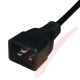 Vertical UK Socket to C20 Plug with 3 Metre Trailing Cable Rack PDU