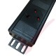 Vertical UK Socket to UK 13A Plug with 3 Metre Trailing Cable Rack PDU