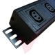Vertical C13 Socket to UK Plug with 3 Metre Trailing Cable Rack PDU