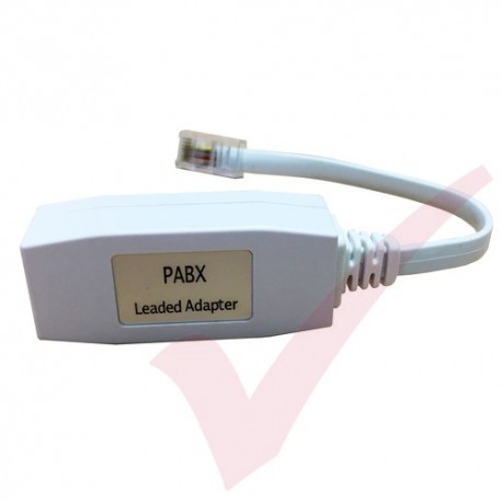 PABX Master Leaded 0.2Mtr Telephone Adapter RJ45 - BT Socket White