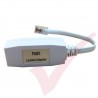 PABX Master Leaded 0.2Mtr Telephone Adaptor RJ45 - BT Socket White