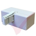 BT Triple Adapter - BT Plug to 3x BT Sockets White