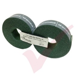 5.0 Metre Dark Green 3P ID Scratch Refill 2x 2.5m Hook & Loop - IDS-DG-REFILL-5