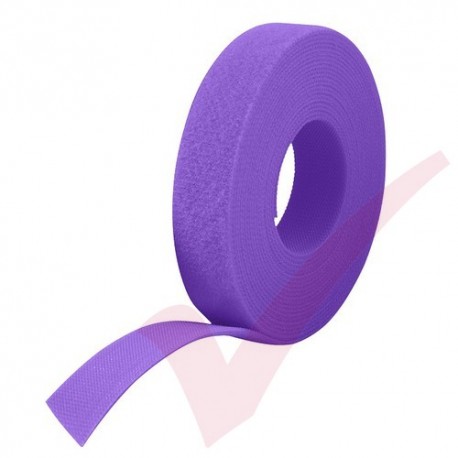 25 Metre Purple Velcro Reel Hook & Loop 