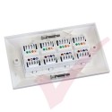 Excel Cat5e Single Faceplate with 4x RJ45 Modules White
