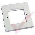 Excel Single Gang Flat Faceplate