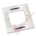 Excel Single Gang Flat Faceplate