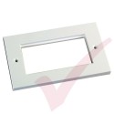 Excel Double Gang Flat Faceplate