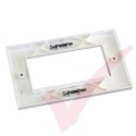 Excel Double Gang Flat Faceplate