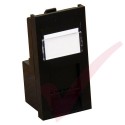 Excel Cat5e RJ45 UTP Low Profile Module Black