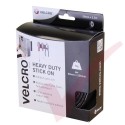Velcro Heavy Duty Stick On Tape 50mm x 2.5mtr Black