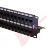 48 Port Cat5e Patch Panel 2U UTP Coupler