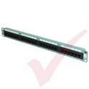 Excel 24 Port Cat5e Patch Panel 1U UTP Punch Down - Green