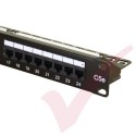 24 Port Cat5e Patch Panel 1U UTP Punch Down