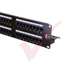 48 Port Cat5e Patch Panel 2U UTP Punch Down