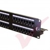 48 Port Cat5e Patch Panel 2U UTP Punch Down