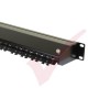 24 Port Cat6a Patch Panel 1U UTP Angled Easy Punch