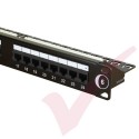 24 Port Cat6 Patch Panel 1U UTP Punch Down