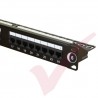 24 Port Cat6 Patch Panel 1U UTP Punch Down