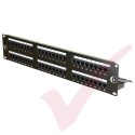 48 Port Cat6 Patch Panel 2U UTP Punch Down