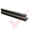 48 Port Cat6 Patch Panel 2U UTP Coupler