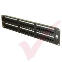 Excel 48 Port Cat6 Patch Panel 2U UTP Punch Down 