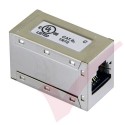 Cat6a RJ45 Shielded Mini Inline Coupler