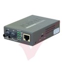 Planet 10/100TX RJ45 - 100FX ST MultiMode Media Converter - FT801UK