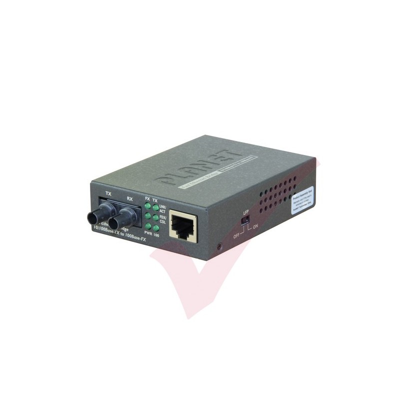 AddOn 100Mbs RJ-45 to SC Media Converter Fiber media converter Fast  Ethernet 100Base-TX, 100Base-BX-D RJ-45 SC single-mode up to 12.4 