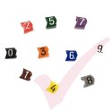Clip-On 'Chevron Cut' Cable Marker, Size 2.4mm - 3.0mm diameter, 200 Pack Size