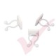 Self Adhesive Cable Clips 35mm (Bunny) - 100 Pack
